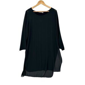 Soft Surroundings Dress Womens Size XL Flowy Whimsigoth Witchy Dark Academia LBD
